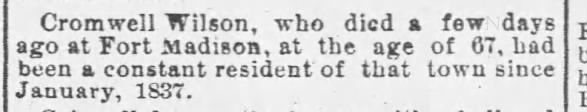 Cromwell Wilson